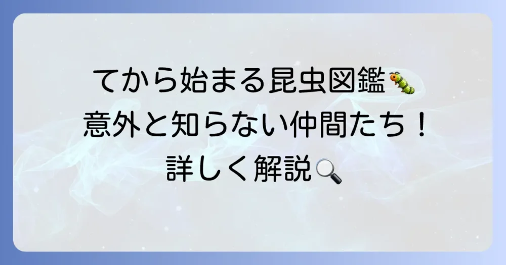「て」から始まる昆虫の名前を徹底解説！代表種から珍しい種類まで網羅