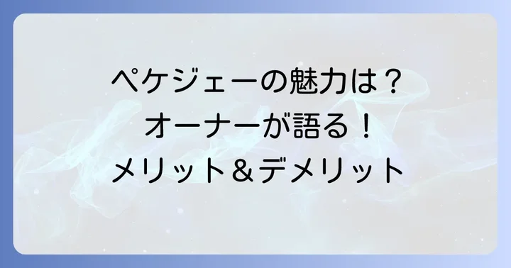 XJR400Rオーナーが語るメリットとデメリット