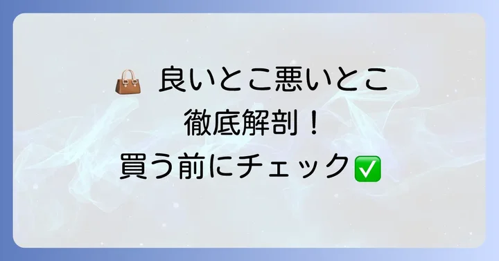 ケリーロングトゥーゴーのメリット・デメリット