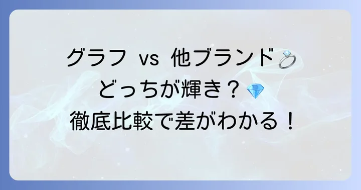 グラフと他ブランドの比較