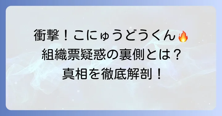 2018年ゆるキャラグランプリで浮上した組織票疑惑の経緯
