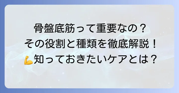 骨盤底筋を鍛えるグッズとは？その必要性と種類