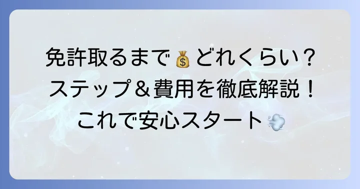 小型二輪AT免許取得までのステップと費用