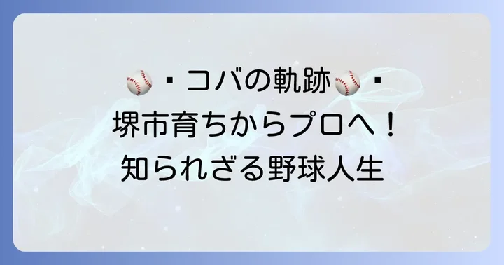 幼少期からプロ入りまで！小林誠司の野球人生を振り返る