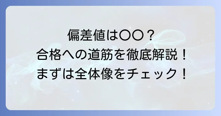 清教学園中学の偏差値と入試の全体像