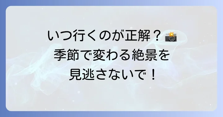 タウシュベツ川橋梁のベストシーズンはいつ?季節ごとの見え方