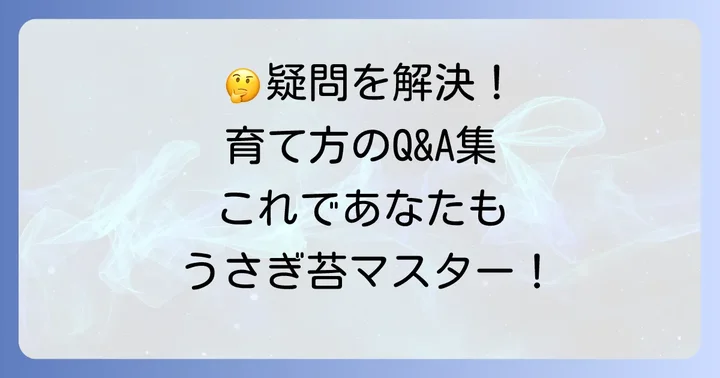 よくある質問