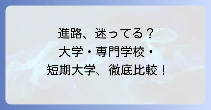 柔道整復師になるための主な進路：大学・専門学校・短期大学の特徴
