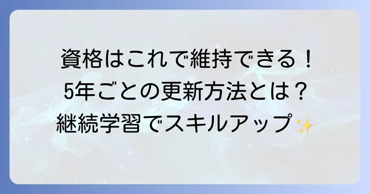 呼吸療法認定士の資格更新について