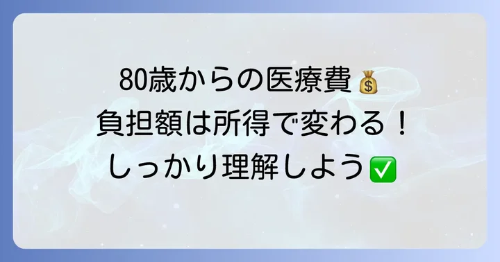 80歳以上の方の自己負担限度額を詳しく解説