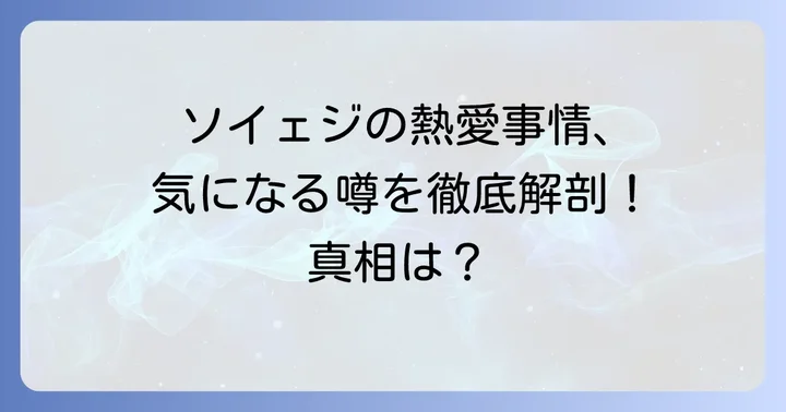 ソイェジに関するよくある質問