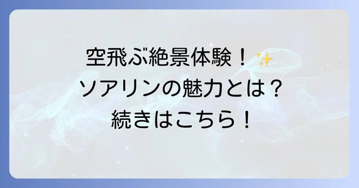 ソアリン:ファンタスティック・フライトの魅力と見どころ
