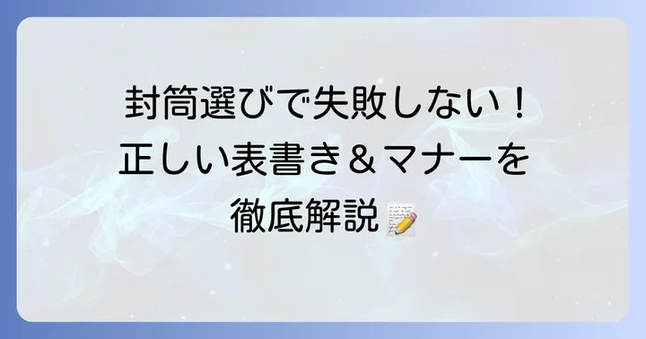 卒塔婆料の封筒選びと表書きの基本