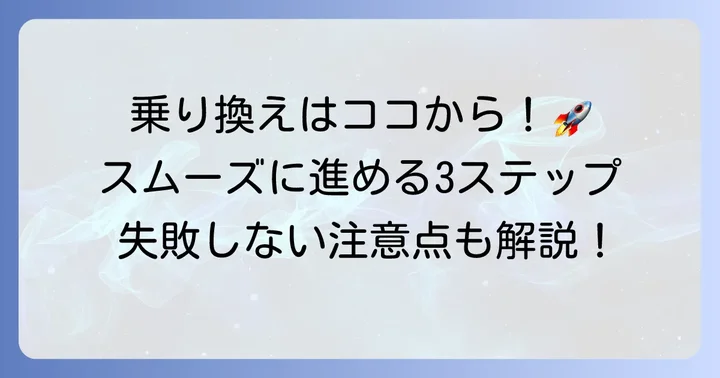 UQモバイルからpovoへスムーズに乗り換える進め方