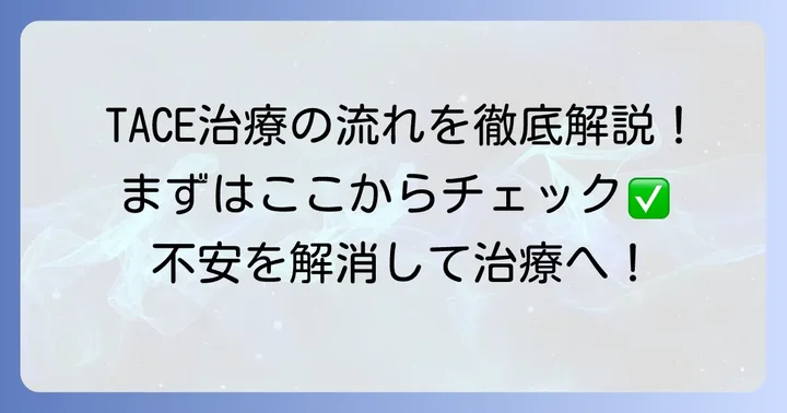 TACEの進め方と具体的な流れ