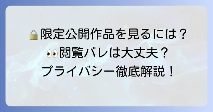 ぷらいべったーアプリで限定公開作品を見る方法とプライバシー