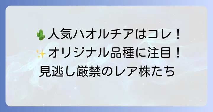 カクタスニシオンラインで人気の多肉植物の種類