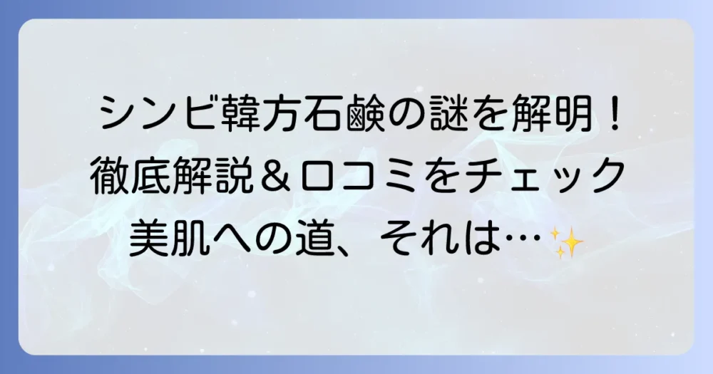 シンビコートタービュヘイラーとは？謎のキーワードを徹底解明し、シンビ製品の魅力を深掘り