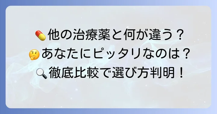他のインフルエンザ治療薬との比較