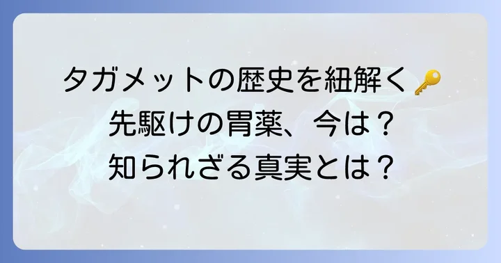 タガメット（シメチジン）の詳しい特徴