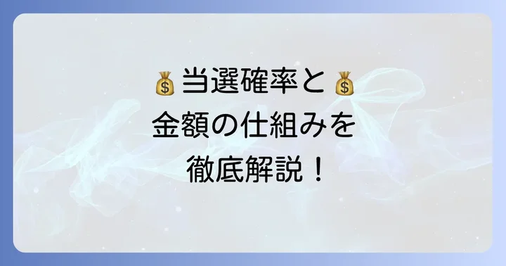 ロトシックスの当選確率と当選金額の仕組み