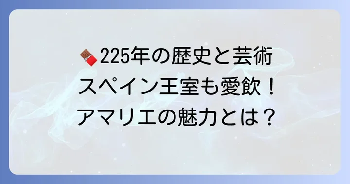 ドイツの老舗アマリエチョコレートとは？その魅力に迫る