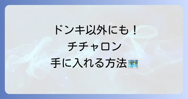 ドンキホーテ以外でチチャロンが買える場所