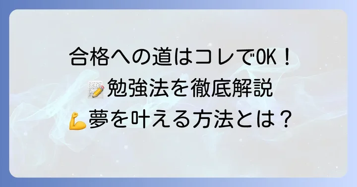 地方公務員初級試験合格へ向けた効果的な勉強方法