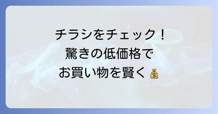 ヒラキのチラシで見つける！驚きの低価格と豊富な品揃え