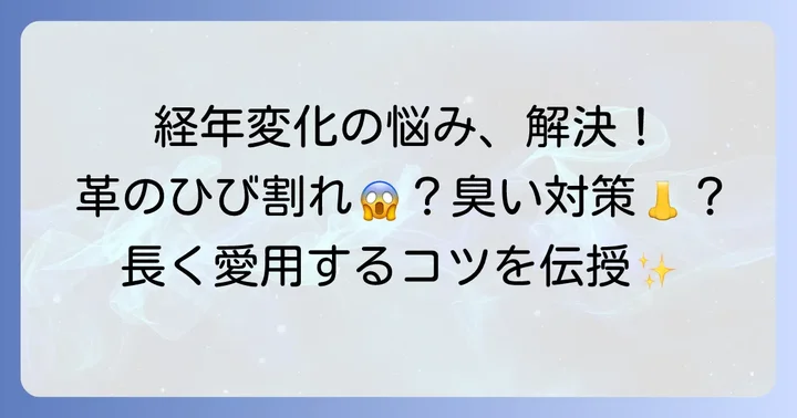 経年変化でよくある悩みと解決策