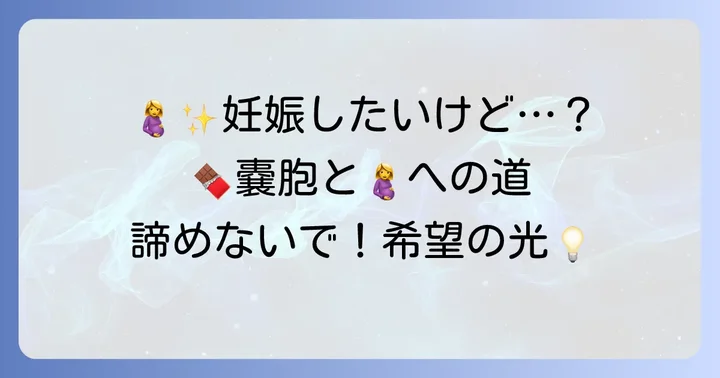 チョコレート嚢胞と妊娠・出産：希望を繋ぐために