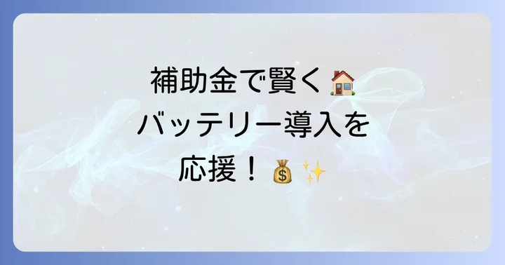 導入費用を抑える！補助金制度と賢い活用方法
