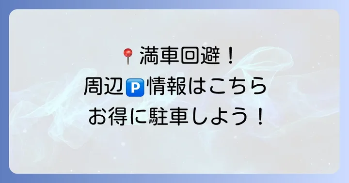 チネチッタ周辺の提携・代替駐車場情報