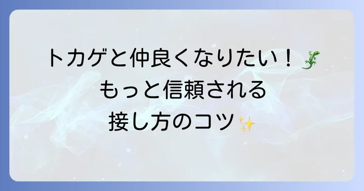 ハンドリングのコツとコミュニケーション