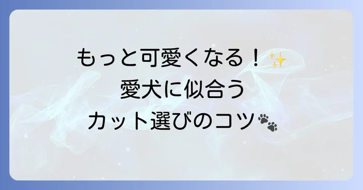 愛犬に似合うペキプーカットの選び方