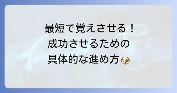 トイレトレーニングを早めるための具体的な進め方