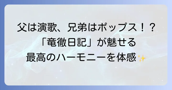 兄弟デュオ「竜徹日記」としての活動