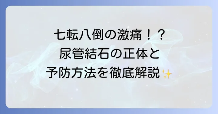 尿管結石について詳しく知る