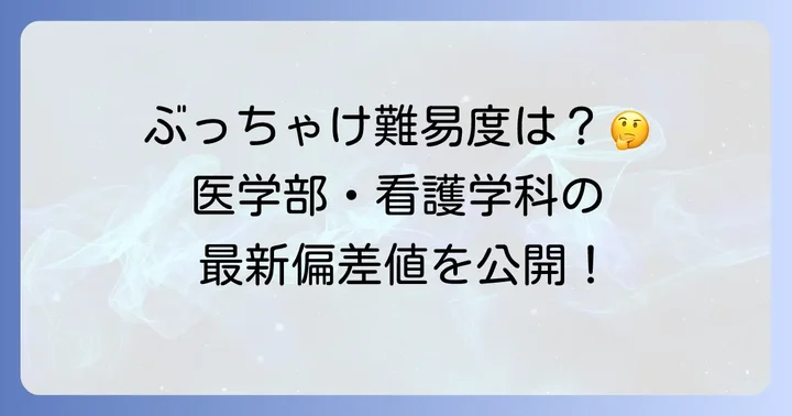 富山大学医学部の偏差値と入試難易度
