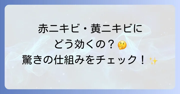 クラシエ十味敗毒湯エキス錠のニキビへの効果と作用メカニズム