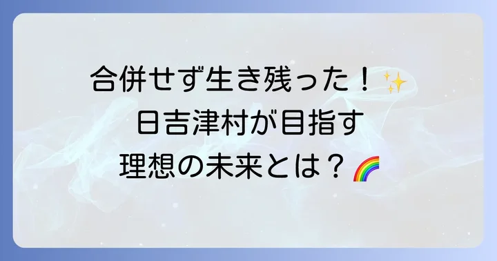 日吉津村の未来と地域活性化の取り組み