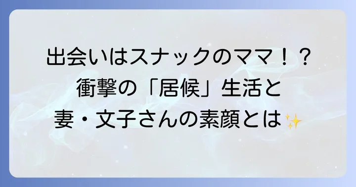 所ジョージの妻、芳賀文子さんのプロフィールと出会い