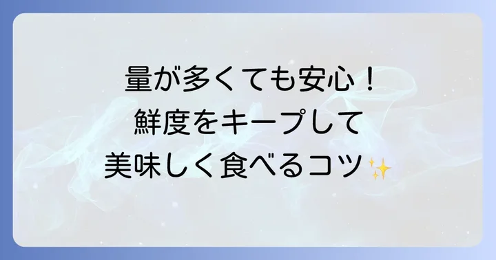 大容量でも安心！コストコトッポギの賢い保存方法