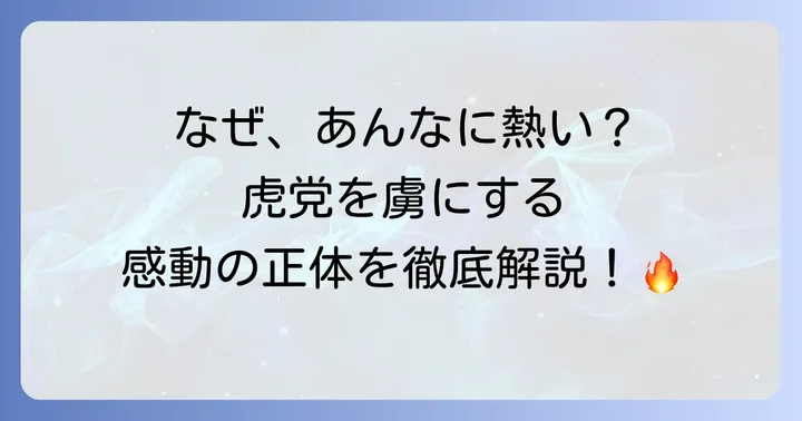 阪神タイガース野球がもたらす熱狂と感動の理由