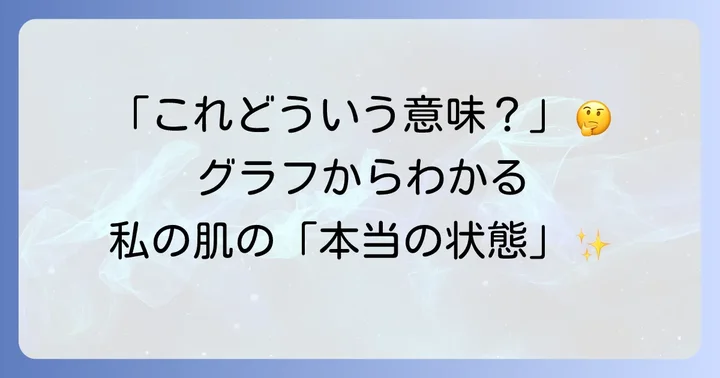 イプサ肌診断結果の見方：数値とグラフを徹底解説