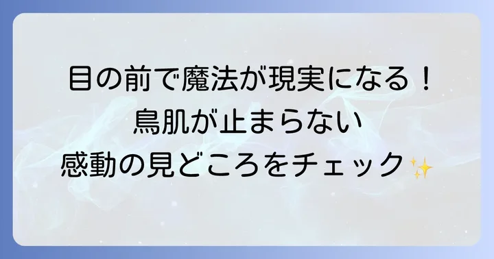 魔法の演出に感動！舞台『ハリーポッターと呪いの子』の見どころ