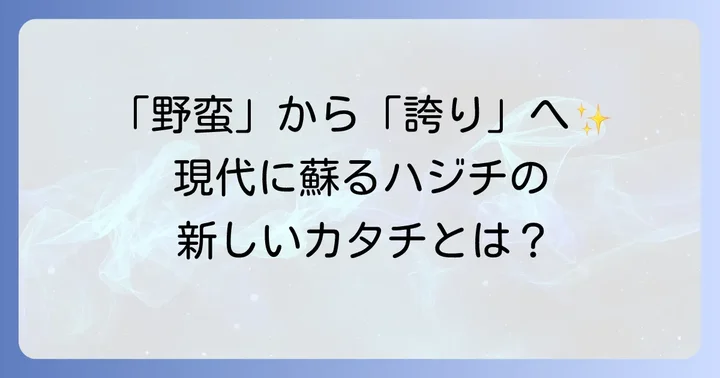現代に生きるハジチ：文化継承と新たな表現