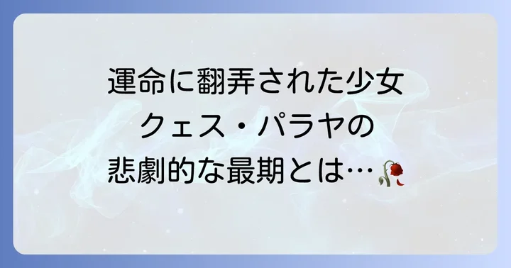 『逆襲のシャア』で描かれたクェスパラヤの軌跡と最期