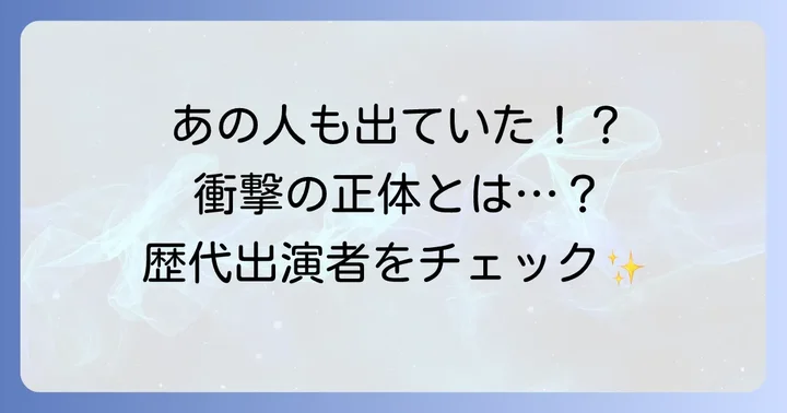 歴代アデランスCMを彩った俳優たち