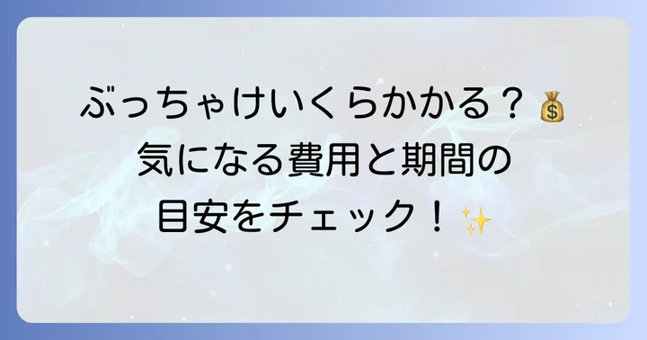 薄毛治療にかかる費用と期間の目安